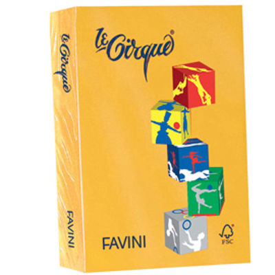 Immagine di Confezione 500 Fogli Favini Le Cirque A4 80gr Giallo Oro 201 [A71H504]