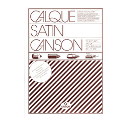 Immagine di 250 Fogli Carta Lucida Satinata A3 Per Disegno Manuale Canson 90/95gr.  [200017310]