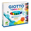 Immagine di Astuccio 24pz. Pennarelli Giotto Turbo Maxi Punta diametro 5mm Colori Assortiti [455000]