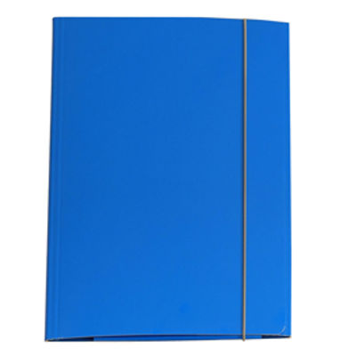 Immagine di Cartellina con Elastico 3 Lembi Azzurro 25x34cm Cartone Plastificato Cartotecnica del Garda [CG0032LBXXXAE06]