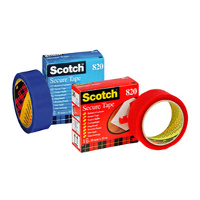 Immagine di Nastro antieffrazione Scotch® Secure Tape - blu - larghezza 35 mm - lunghezza 33 m [820-49300]
