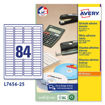 Immagine di Etichette adesive L7656 - bianche - A4 - 46 x 11,1mm (80et/fg) - inkjet/laser - Avery - conf. 25fg [07656L025]