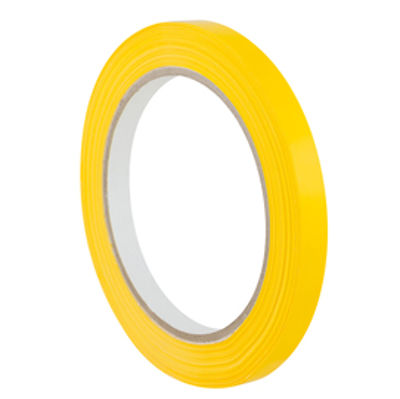 Immagine di Nastro adesivo PVC 350 - 9 mm - giallo - Eurocel - rotolo da 66 m [000701063]