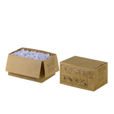 Immagine di Sacchi per distruggidocumenti da 26 lt - carta riciclabile - Rexel - conf. 50 pezzi [2102577]