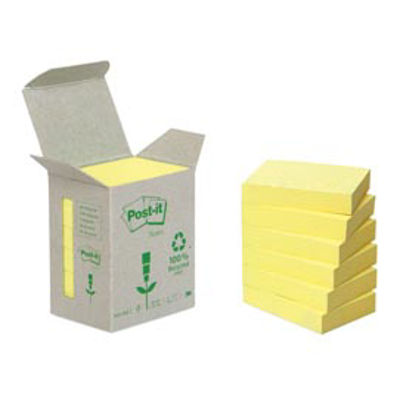 Immagine di Blocco Post It Z Notes Green - giallo - 38 x 51mm - 100 fogli - riciclabile 100% - Post It [7100172254]