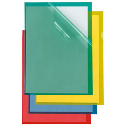 Immagine di Cartelline a L Poli 150 Color - PP - buccia - 21x29.7 cm - rosso - Sei Rota - conf. 25 pezzi [66232212]
