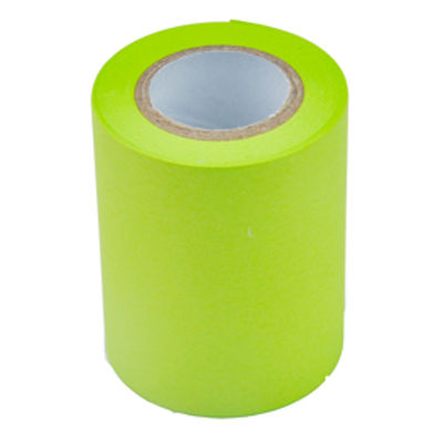Immagine di Rotolo ricarica carta autoadesiva - verde neon - 59mm x 10mt - per Memoidea Tape Dispenser - Iternet [3205V]