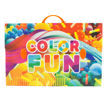 Immagine di Valigetta polionda Color 38x52,5cm dorso 5,5cm fantasie assortite [PF14235 COLOR]