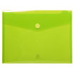 Immagine di Busta a tasca con velcro in pp colorato f.to 24x32cm per A4 Exacompta [56420E]
