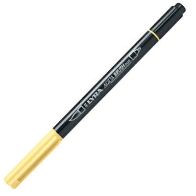 Immagine di Pennarello Aqua Brush Duo - punte 2/4 mm - giallo chiaro - Lyra [L6520002]