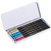 Immagine di Pennarelli 1200 metallic - tratto 1mm - colori assortiti - Edding - scatola 6 pezzi [4-1200-6]