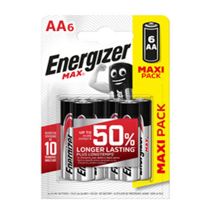 Immagine di Pile stilo AA - 1,5V - Energizer Max - conf. 6 pezzi [E301533800]
