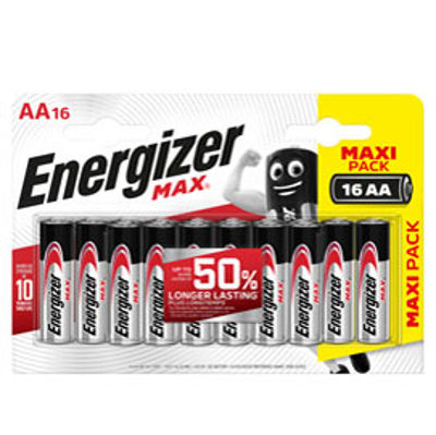 Immagine di Pile stilo AA - 1,5V - Energizer Max - conf. 16 pezzi [E301533100]