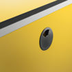 Immagine di Mobile quadro advanced con anta e due maniglie - giallo - 45x45x100cm - Durable [3131-04]
