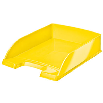 Immagine di Vaschetta portacorrispondenza WOW - 25,5x35,7x7 cm - 22x30 cm - giallo - Leitz [52263016]