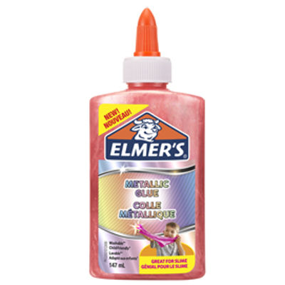 Immagine di Colla liquida Slime - rosa metallizzato - flacone 147 ml - Elmer's Newell [2109508]
