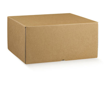 Immagine di Scatola box per asporto linea Marmotta - 50x40x19,5 cm - avana - Scotton [38533]