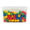 Immagine di Perle in plastica - 2 cm - colori e forme assortiti - CWR - bauletto 140 pezzi [12339]