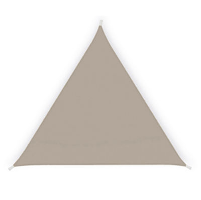 Immagine di Tenda a vela triangolare ombreggiante - 3,6 x 3,6 x 3,6 mt - tortora - Garden Friend [T1699037]