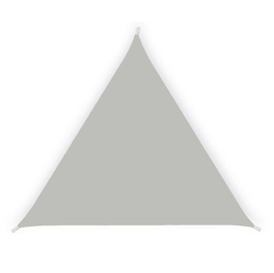 Immagine di Tenda a vela triangolare ombreggiante - 3,6 x 3,6 x 3,6 mt - cenere - Garden Friend [T1699038]