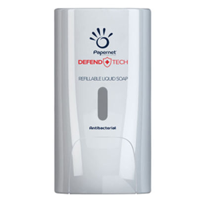 Immagine di Dispenser antibatterico sapone liquido e gel Defend Tech - Papernet [416149]