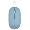 Immagine di Mouse Puck - ultrasottile - wireless - ricaricabile - azzurro - Trust [24126]