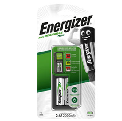 Immagine di Caricabatteria Power Plus Mini 2AA - Energizer [E300701300]