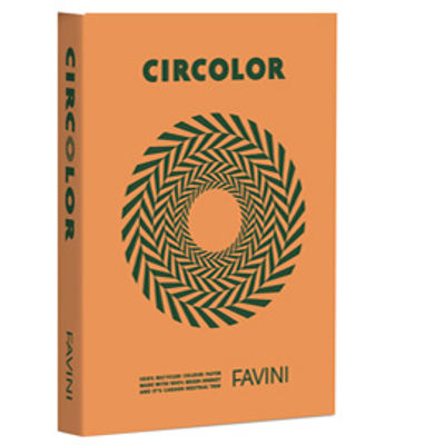 Immagine di Carta Circolor - A4 - 80 gr - arancio - Favini - conf. 500 fogli [A71E524]