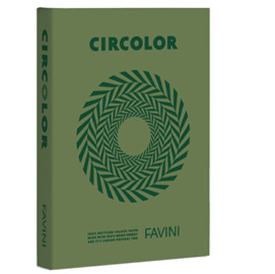 Immagine di Carta Circolor - A4 - 80 gr - verde - Favini - conf. 500 fogli [A71D524]