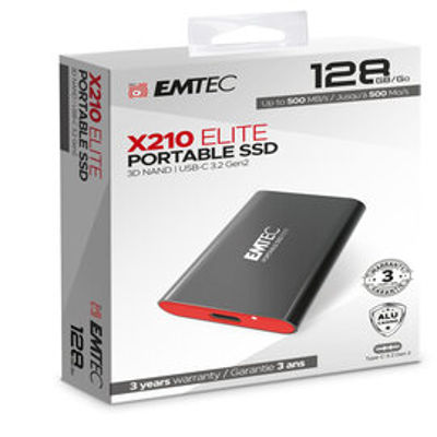 Immagine di Emtec - X210 External - 128GB - ECSSD128GX210 [ECSSD128GX210]