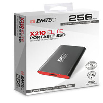 Immagine di Emtec - X210 External - 256GB - ECSSD256GX210 [ECSSD256GX210]