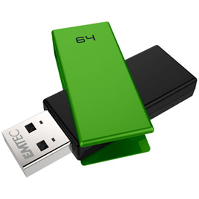 Immagine di Emtec - USB 2.0 - C350 - 64 GB - verde [ECMMD64GC352]
