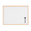 Immagine di Lavagna bianca magnetica - 45x60cm - cornice legno - Starline [MM04001010-STL]