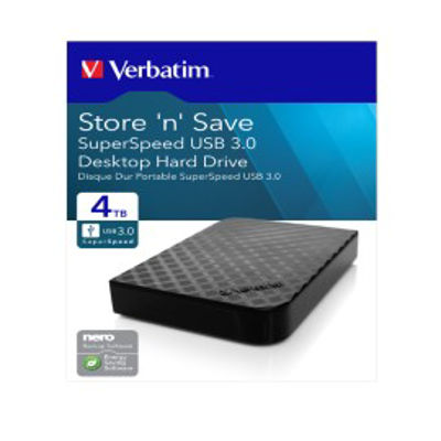Immagine di Verbatim - HDD Esterno USB 3.0 - 3.5'' - 4TB - 47685 [47685]