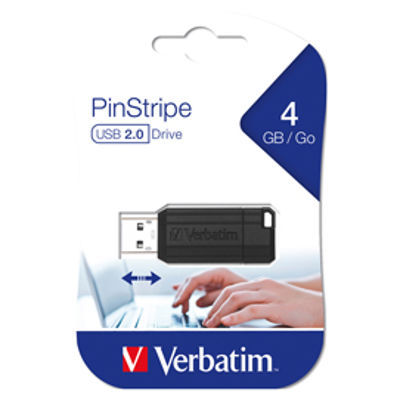 Immagine di MEMORIE USB STORE N GO PINSTRIPE NERO DA 4 GB [49061]