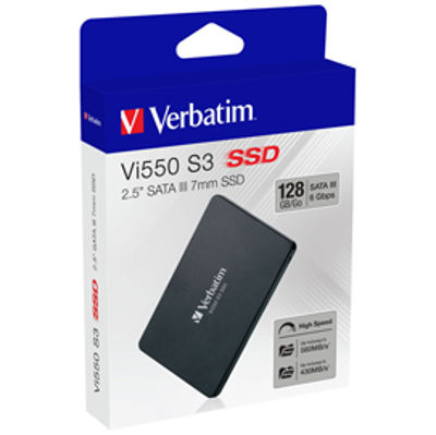 Immagine di Verbatim SSD Interno Vi550 SATA III 2.5'' SSD 128GB [49350]