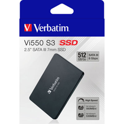 Immagine di Verbatim SSD Interno Vi550 SATA III 2.5'' SSD 512GB [49352]