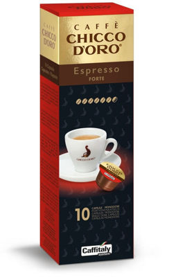 Immagine di BOX 10 CAPSULE CAFFE' ESPRESSO FORTE CHICCO D'ORO CAFFITALY [CAFMISC.1195R]