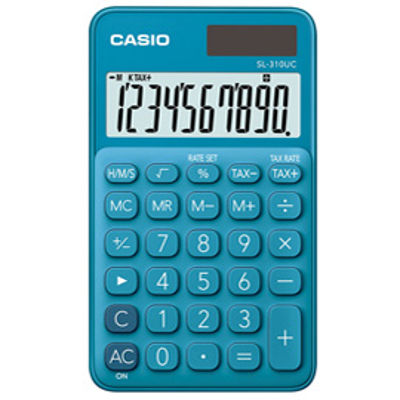 Immagine di Calcolatrice tascabile SL-310UC blu CASIO [SL-310UC-BU]