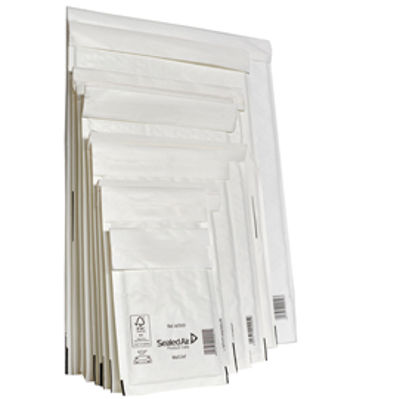 Immagine di Busta imbottita Mail Lite  - formato D (18x26 cm) - bianco - Sealed Air  - conf. 10 pezzi [100405566]