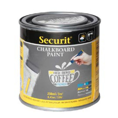 Immagine di Pittura Lavagna - grigio - 250 ml (5 mq) - Securit [PNT-GY-SM]