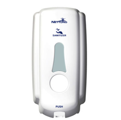 Immagine di Dispenser T-Small per sapone (ricariche TS800) - capacitA' 1 L - bianco - Nettuno [90400]