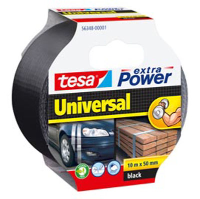 Immagine di Nastro adesivo Tesa  Extra Power Universal - 10 m x 50 mm - nero - Tesa [56348-00001-06]