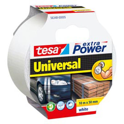 Immagine di Nastro adesivo Tesa  Extra Power Universal - 10 m x 50 mm - bianco - Tesa [56348-00005-06]