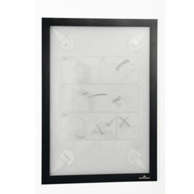 Immagine di Cornice adesiva - Duraframe Wallpaper - A4 - 21 x 29,7 cm - nero - Durable [4843-01]