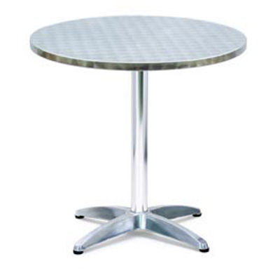 Immagine di Tavolo bar - tondo - diametro 70 cm - altezza 70 cm - alluminio/acciaio - Serena Group [40404D]
