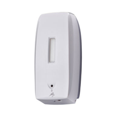 Immagine di Dispenser automatico Basica per sapone liquido - capacitA' 0,5 L - bianco - Medial International [104055]