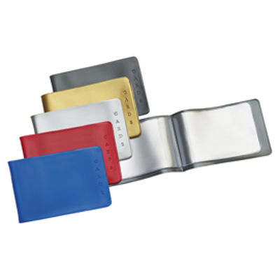 Immagine di Porta Cards - 6 Tasche interne - PVC - 8,5x5,4 cm - colori assortiti - Favorit [100460170]