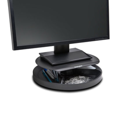 Immagine di Supporto monitor Spin2 - portaccessori - portata massima 18 kg - nero - Kensington [K52787WW]