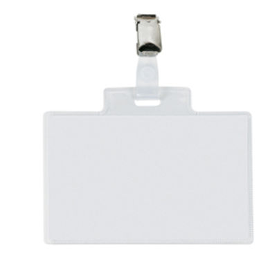 Immagine di Portanome Pass 4 E - clip in metallo - 11 x 7 cm - Sei Rota - conf. 100 pezzi [318214]